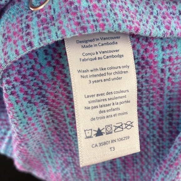 Lululemon Aviva one size scarf purple marled infinity scarf wrap one size - Picture 7 of 10